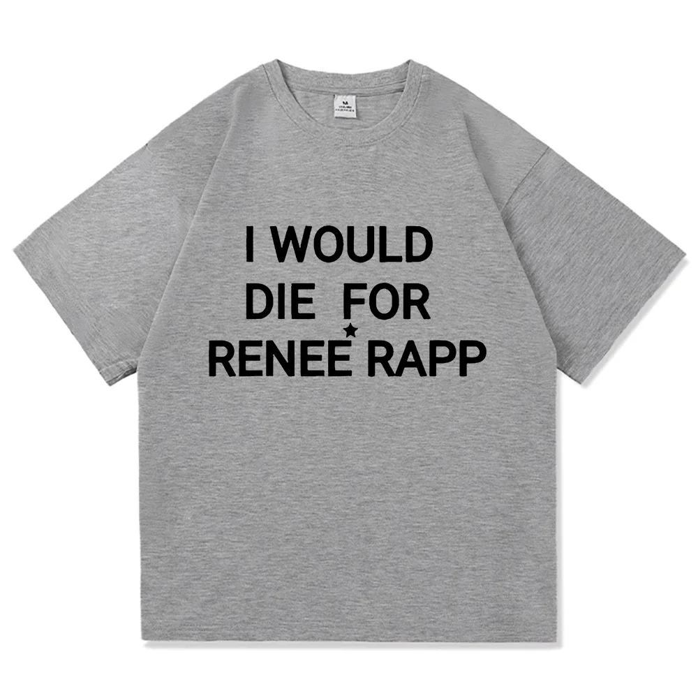 Reneé Rapp Bite Me TShirt 2025 Retro Fashion /women Clothing Retro Harajuku High Quality Clothes VintageTShirts