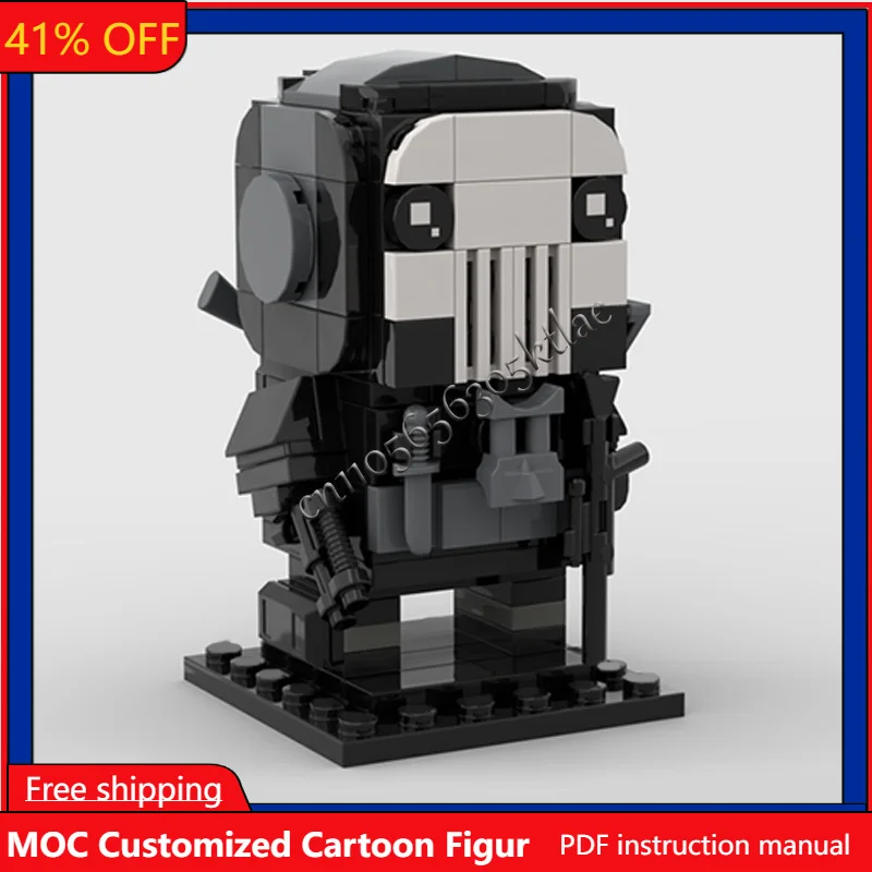 136-teiliges MOC Custom Call of Duty Simon Baustein-Modell, individuelles Puzzle-Architektur-DIY-Lernspielzeug, Montage-Set, Geschenk