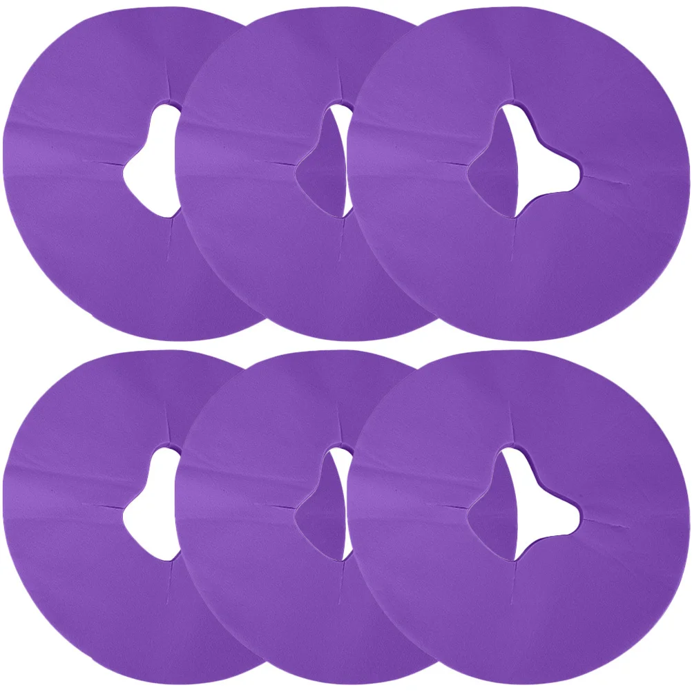 

100Pcs Beauty Salon Disposable Headrest Covers Breathable Face Massage Table Hole Covers Massage Hole Pads