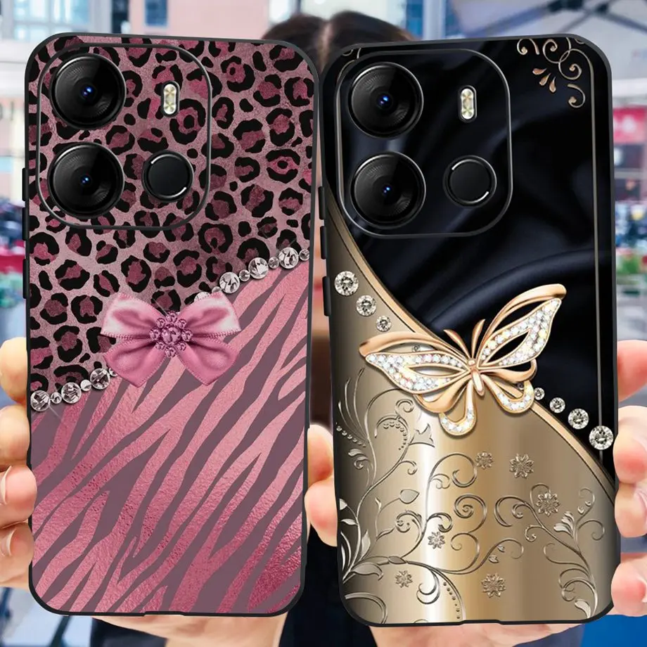 لينة سيليكون ماتي قضية الهاتف للنساء ، الوفير المألوف ، Coques ل Itel P40 Plus و P40 Plus