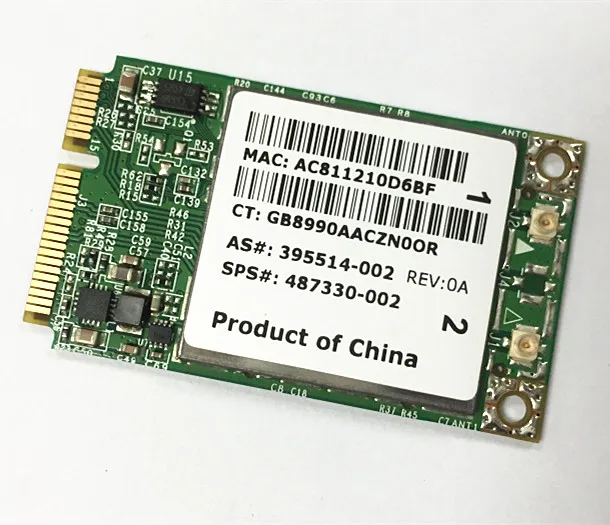 

New For Broadcom BCM94322MC MINI PCI-E 802.11ABGN Wireless wlan Card For HP 540 550 2230s 2530P 6930P 6735b 6730s SPS 487330-001