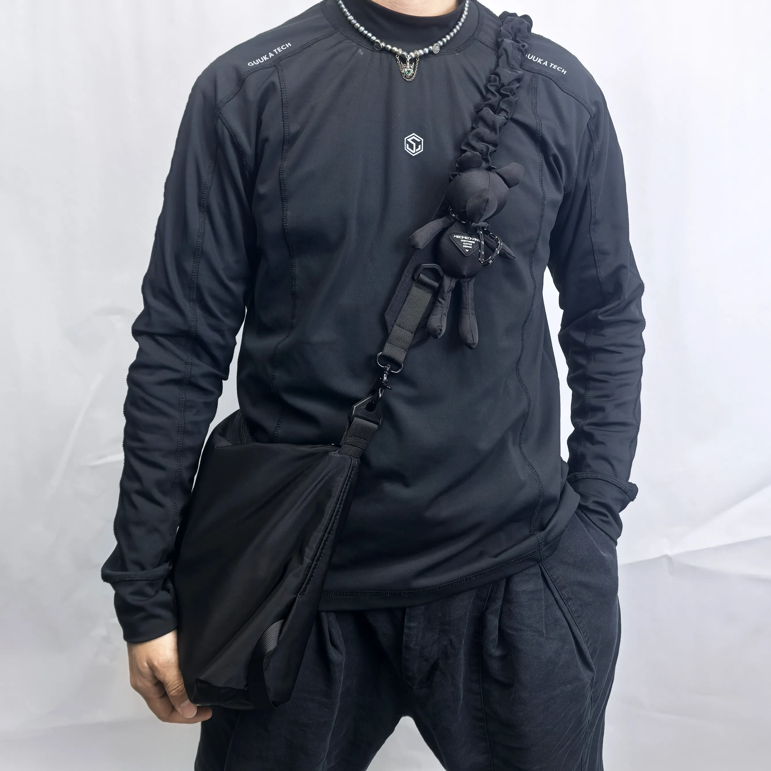 Multifunctional Tactical Adjustable Ruched Replacement Bag Strap Detachable Shoulder Strap Mobile Phone Crossbody Lanyard