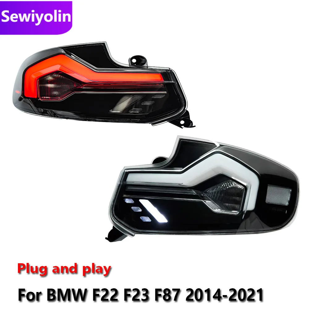 

Car DRL LED Tail Light Assemblies For BMW F22 F23 F87 2014-2021 Auto Fog DRL Brake Turn Signal Lamp Plug and Play