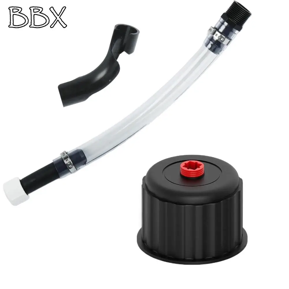 

Flexible Racing Fuel Filler Hose Detachable Transparent Oil Tube 14-inch No Leakage Racing Fuels Replacement Cap Fuel Tank