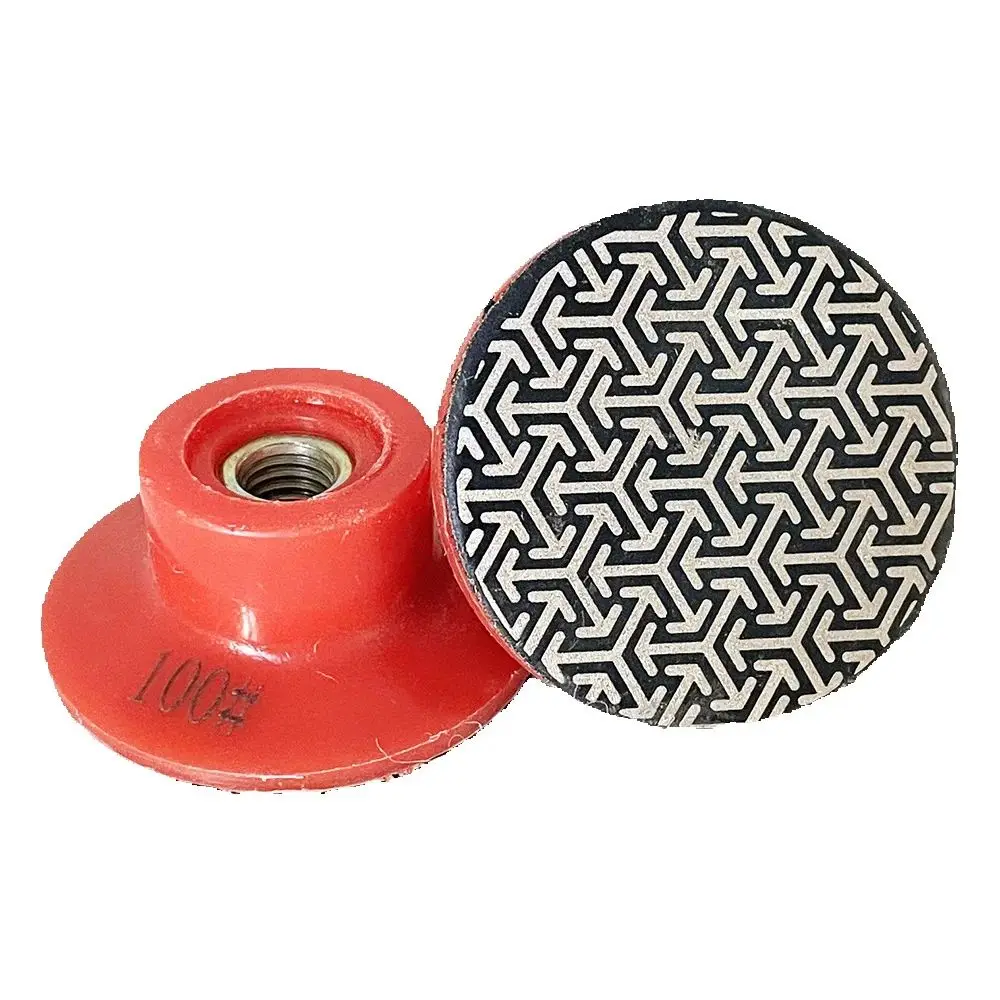 1Pc 2 Inch 50mm M10 M14 Diamond Electroplated Polishing Pads Tile Glass Concrete Stone Sanding Pads Grinding Disc