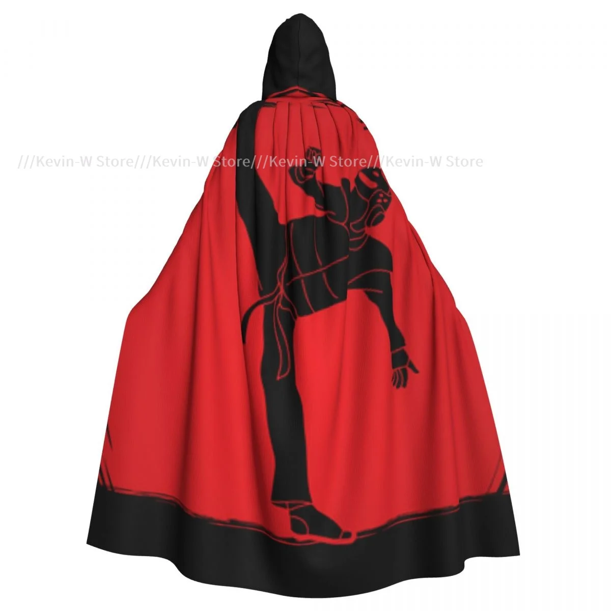 Unisex Witch Party Reversible Hooded Adult Vampires Cape Cloak Taekwondo High Kick