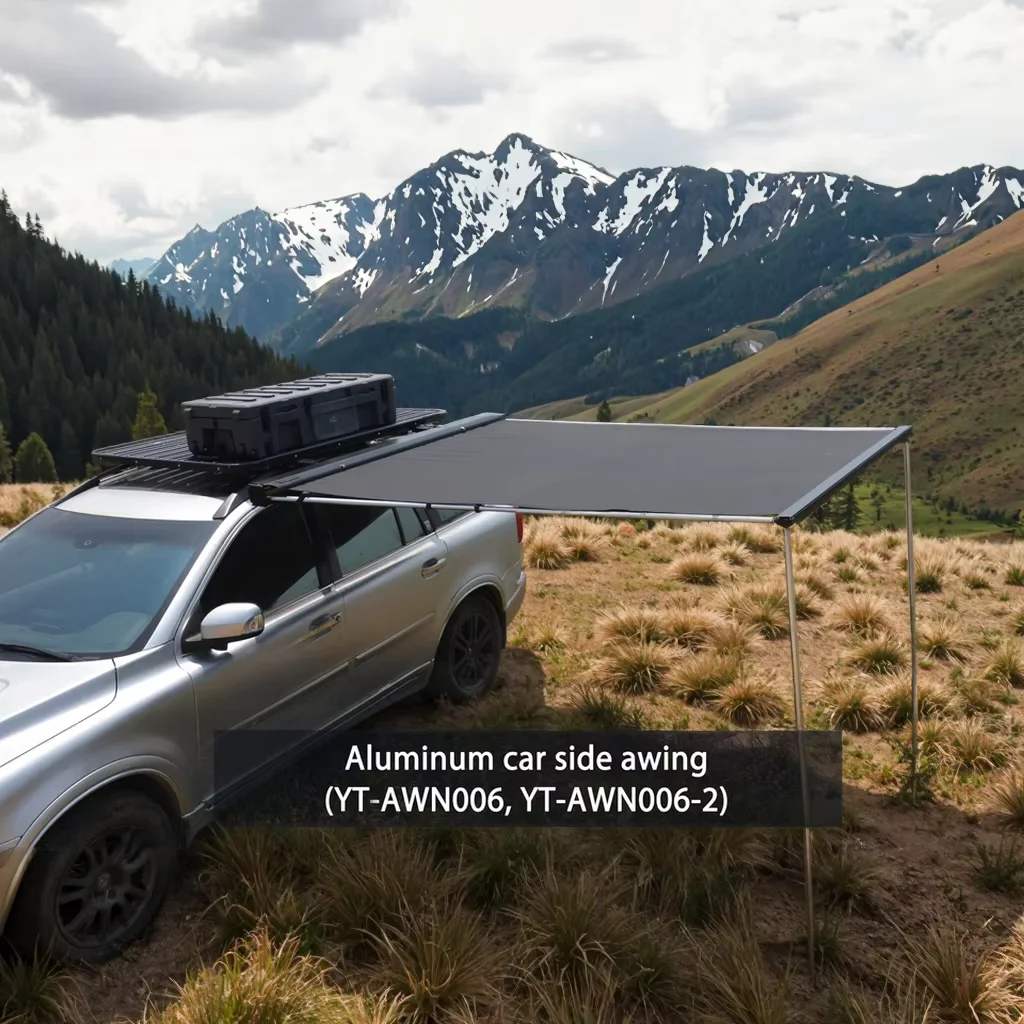 Retractable Camping Car Roof Rack Parking Side Pull Out Awning Tent Price For Sale