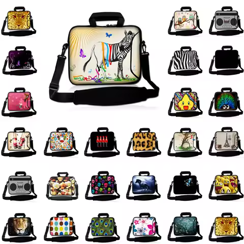 15/15.4/15.5 Laptop Bag Briefcase Notebook Neoprene Cover Case Funda For Macbook Air Pro 14 Lenovo Legion Go 15.6 MSI ASUS DELL