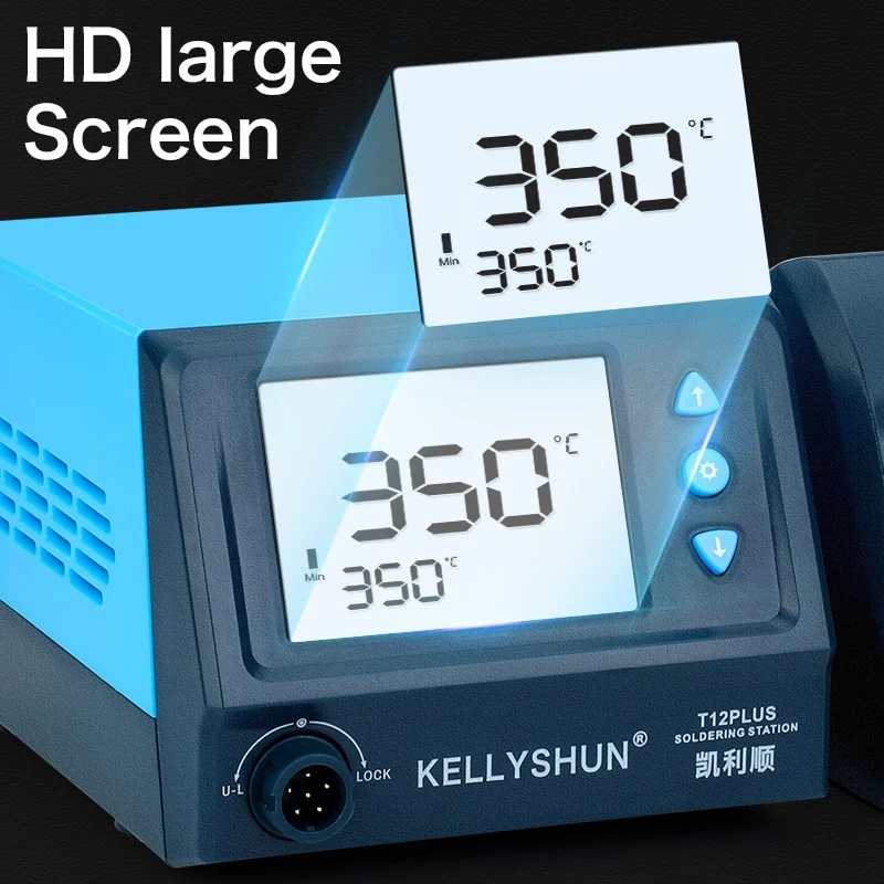 KELLYSHUN 75W saldatore elettrico costante temperatura regolabile riparazione saldatura Display digitale T12 stazione di saldatura