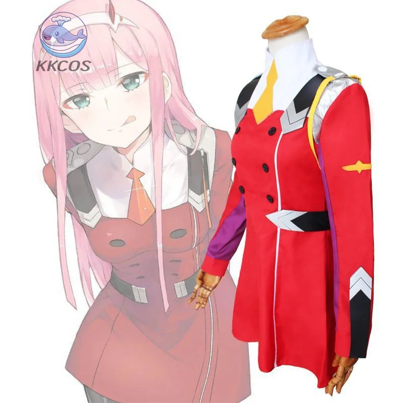 DARLING in the FRANXX 002 Zero Two Queen Pike Аниме Косплей Костюм Strelitzia Наряд Игра Хэллоуин Вечеринка KKCos