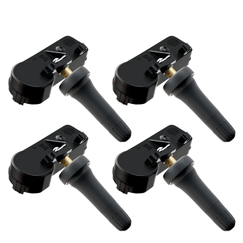 4 Piece 6F2Z-1A189A TPMS Tire Pressure Monitoring System Sensor Black Automotive Supplies For Ford Explorer Edge 2006-2010