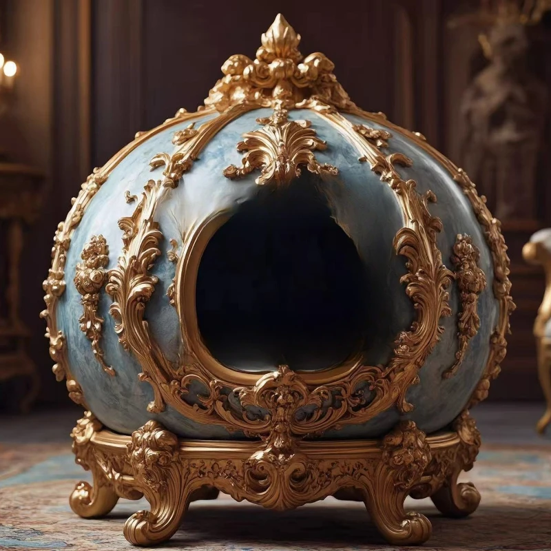 

Style Solid Wood Pet Furniture Cat Dog Villa House Cat Dog House High-end Cat Kennel