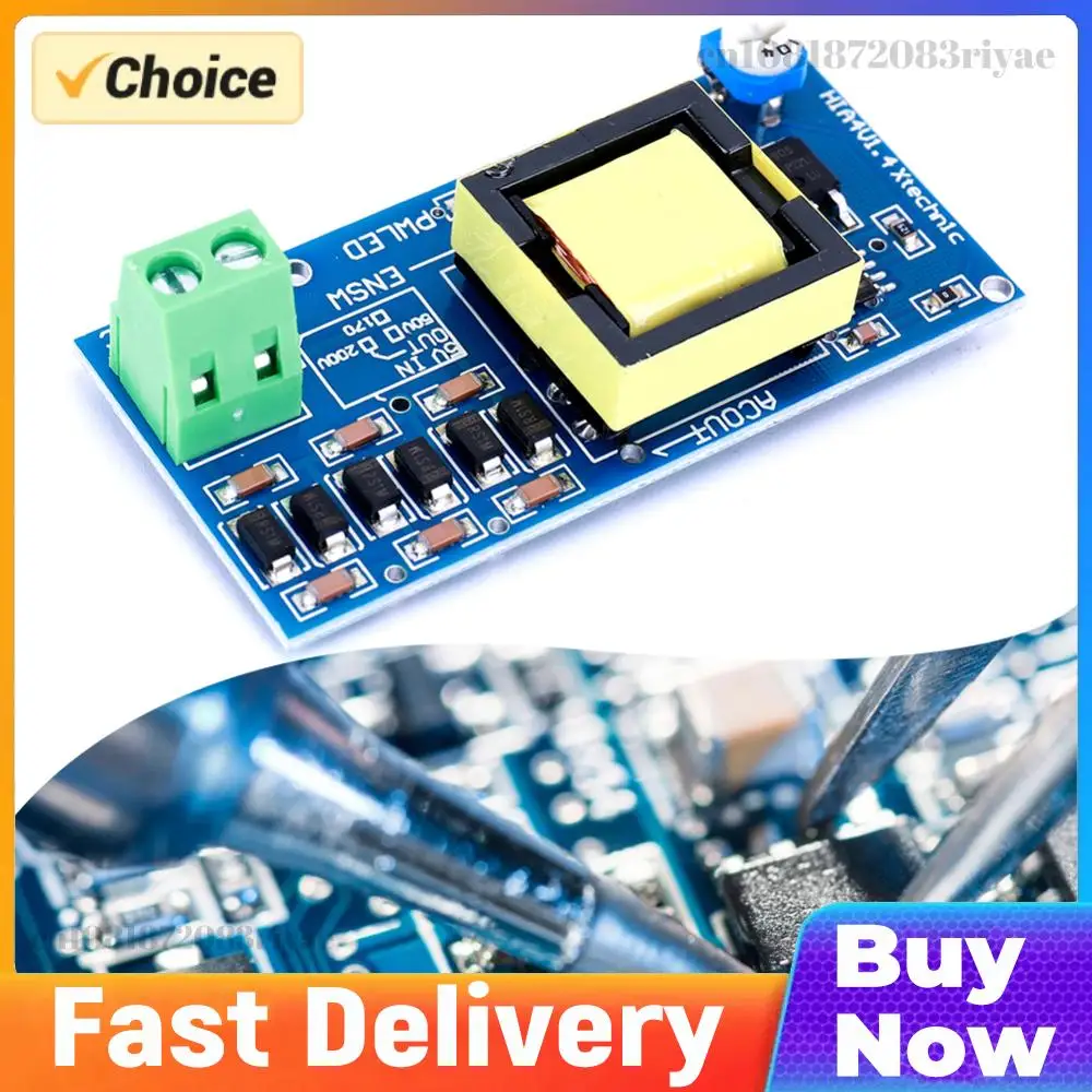 High Voltage Step Up Power Supply Module 5V-12V Step Up To 300V-1200V Capacitor Charging Boost Module Adjustable Power