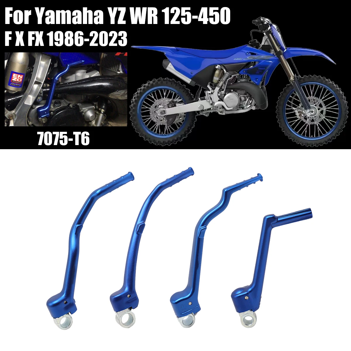 Motorcycle Forged Kick Start Starter Lever Pedal For Yamaha YZ250F YZ450F YZ250FX YZ450FX WR250F WR450F YZ125 YZ250 YZ250X Parts