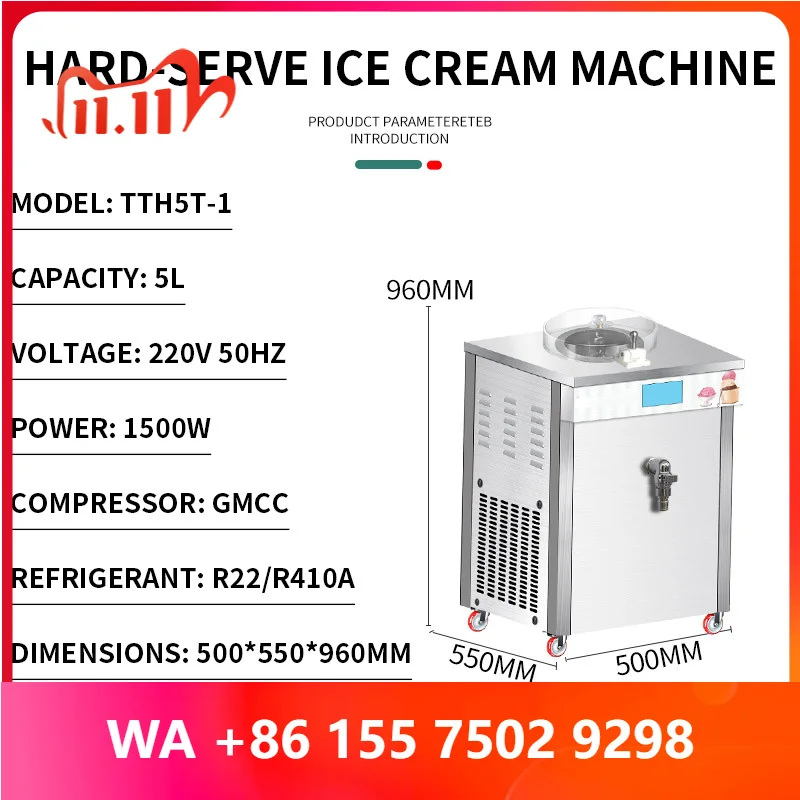 Commercial Italian-Style Hard-Sere I Cream hine, Turkish I Cream Stand, Italian Hard-Sere I Cream hine(ized)