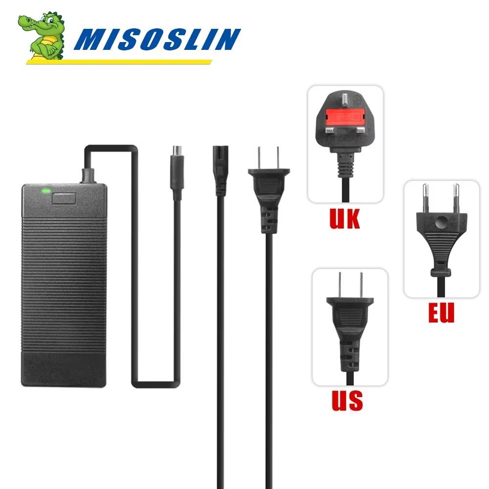 42V 2A Battery Charger Cable for Segway Ninebot ES1 ES2 ES4/Max G30 G30D for Xiaomi M365 E-Scooter Battery Accessories Parts