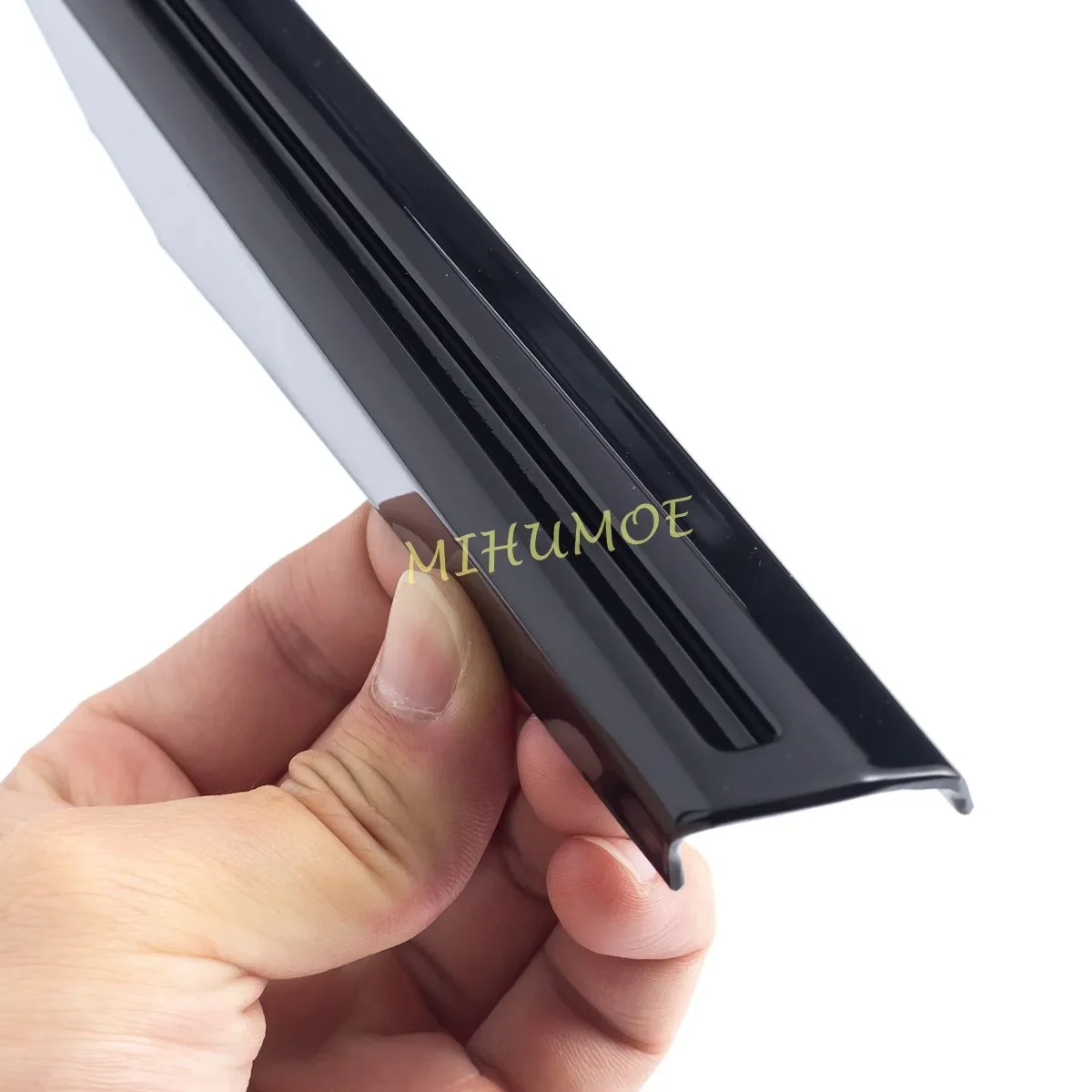 ل 2022 2023 2024 2025 تويوتا لاند كروزر 300 LC300 المصد الأمامي الجانب غطاء مصبغة الشواية الزخارف الخارجي حامي لامع أسود #5