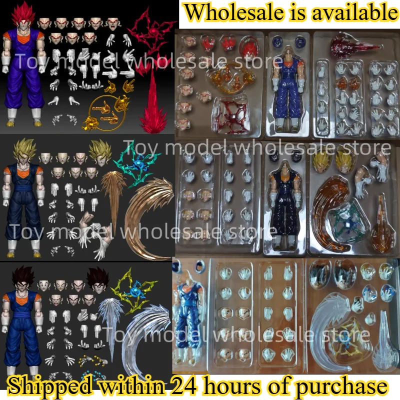 OC Toys SHF 超サイヤ人 SSJ ベジット 孫悟空 ベジータ 孫悟飯 トランクス アニメ アクションフィギュア モデル コレクター