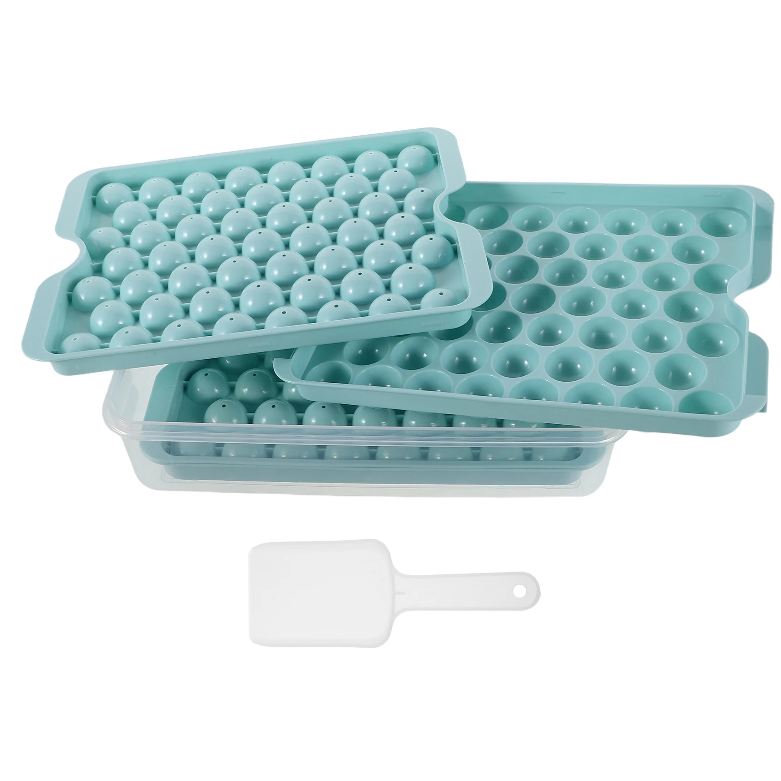

Ice Ball Tray Spherical Maker PP Material Freezer Compact Design Easy Mini Cube Trays Summer Portable Bar Tools