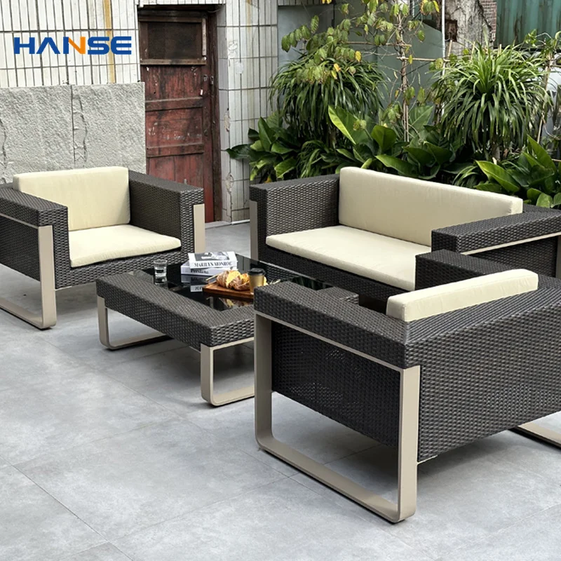 

Outdoor Garden Sofa Set Metal Aluminum Lounge Set Patio Furniture Garden Sets Outdoor Furniture