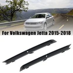 Car Front Bumper Bracket Frame Cover Bar ABS End Cap For Volkswagen Jetta 2015 2016 2017 2018 Left & Right Driver Side