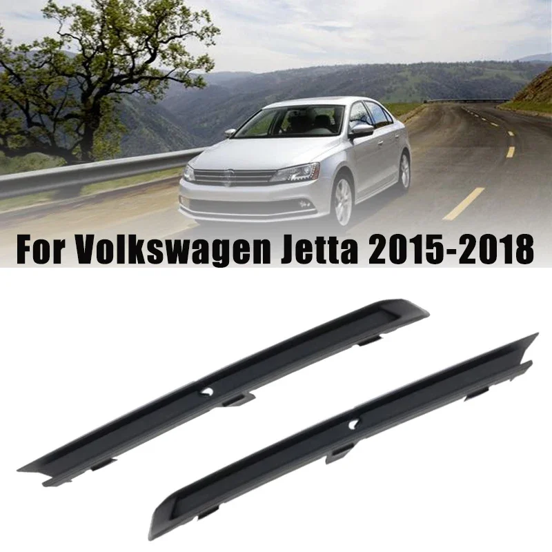 Car Front Bumper Bracket Frame Cover Bar ABS End Cap For Volkswagen Jetta 2015 2016 2017 2018 Left & Right Driver Side