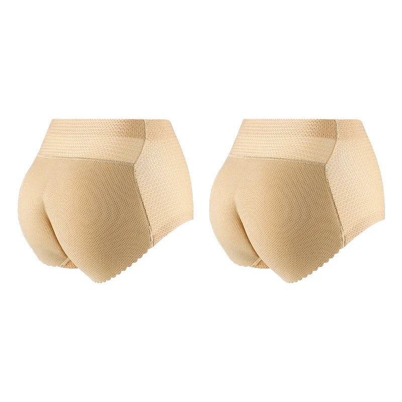 

2PCS panties women's peach buttocks hip lift hip thin seamless safety pants beautiful buttocks buttocks artifact fake butt