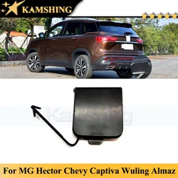 Kamshing Unpaint Rear Bumper Tow Hook Cover For MG Hector Chevy Captiva Wuling Almaz Baojun 530 Trailer Cover Lid Tow Cap Shell