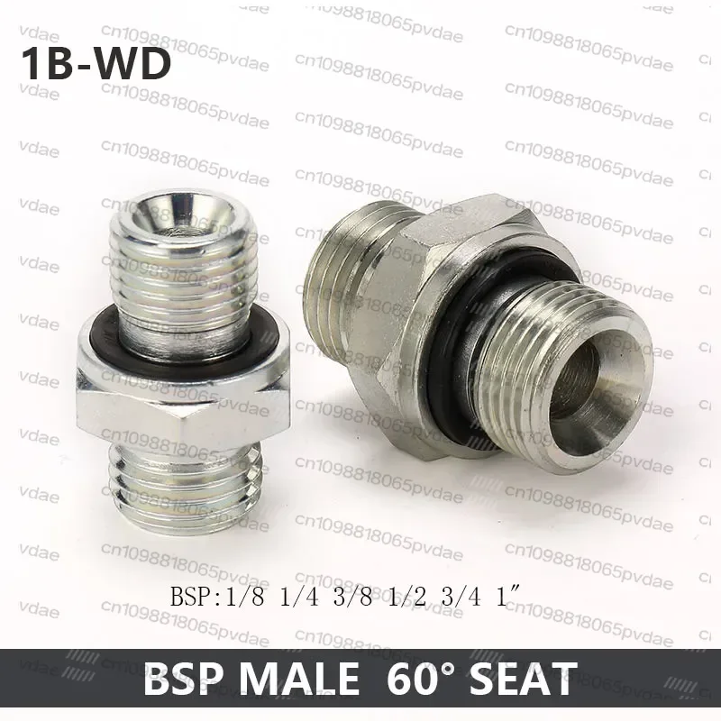 2-pecas-conexoes-hidraulicas-com-rosca-metrica-adaptador-juntas-para-tubos-de-oleo-aco-carbono-rosca-conica-em-polegadas-bsp-1-8-1-4-3-8-1-2
