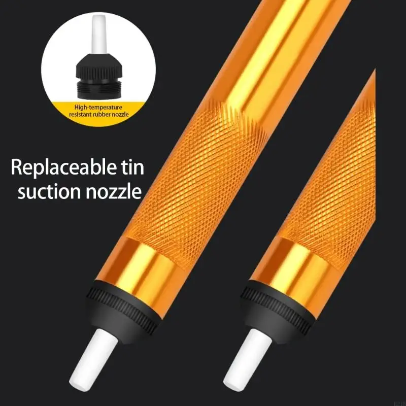 

Metal Desoldering Pumping Solder Sucker Removal Vacuum Soldering Iron Desolder Suction Tin Welding Tool Maintenance
