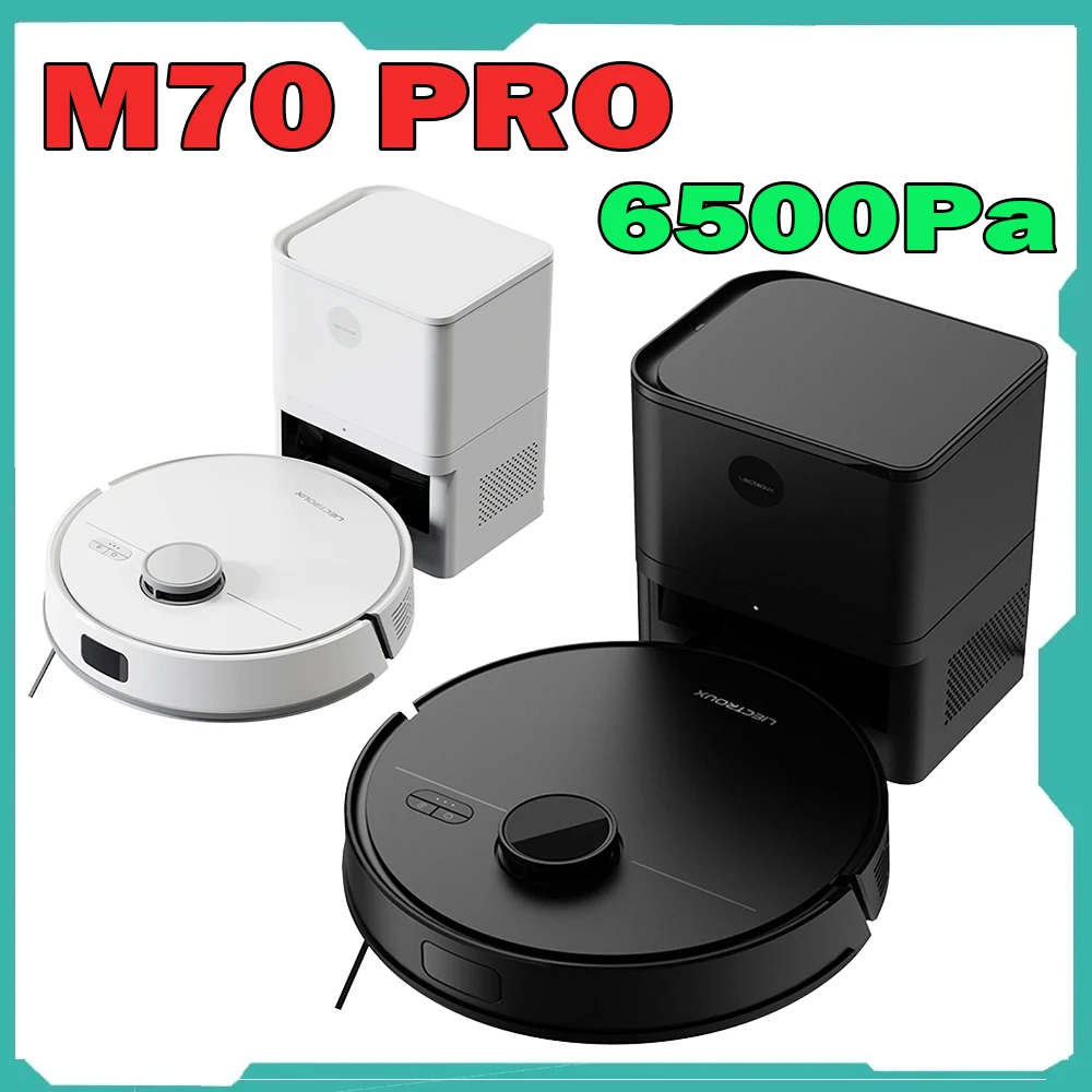 Liectroux m70 pro lidar roboter 3200mah staubsauger mit selbst entleeren dem mülleimer mehrstöckiger