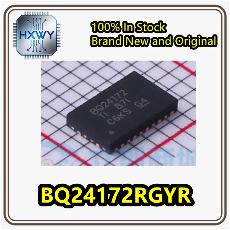 (5/20 pieces) BQ24172RGYR BQ24172 Battery Management IC Chip VQFN-24 Brand New In Stock
