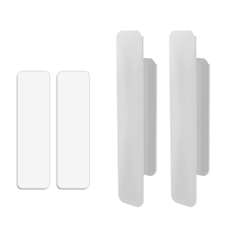 Pack of 2 Adhesive Wardrobe Pulls Hassle Frees Installation Door Handles Dropship