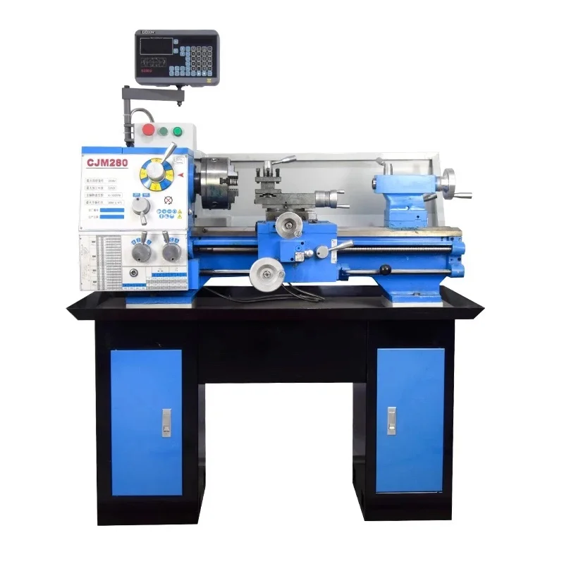 multi-function micro-meter metal woodworking small machine tool 220v household small bead machine CNC lathe