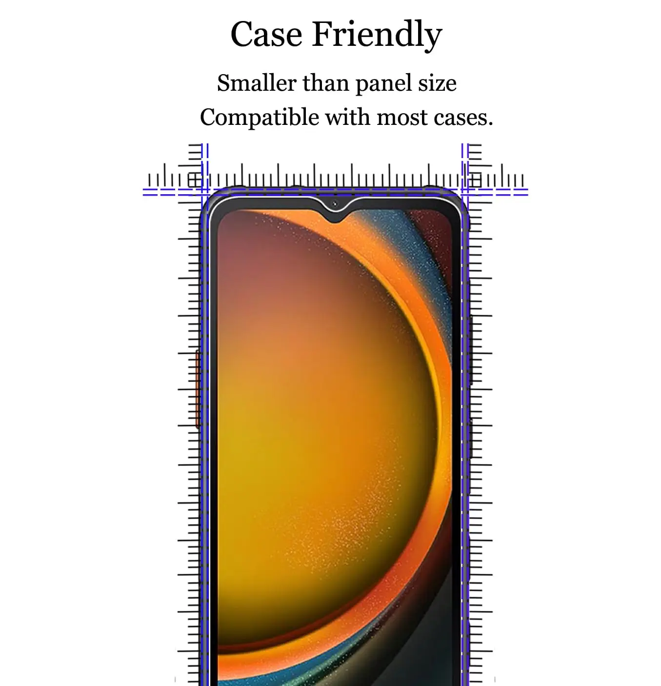 For Samsung Galaxy XCover7 6.6 inch Screen Protector Tempered Glass Crystal Mica 9H HD Clear Transparent Anti Scratch