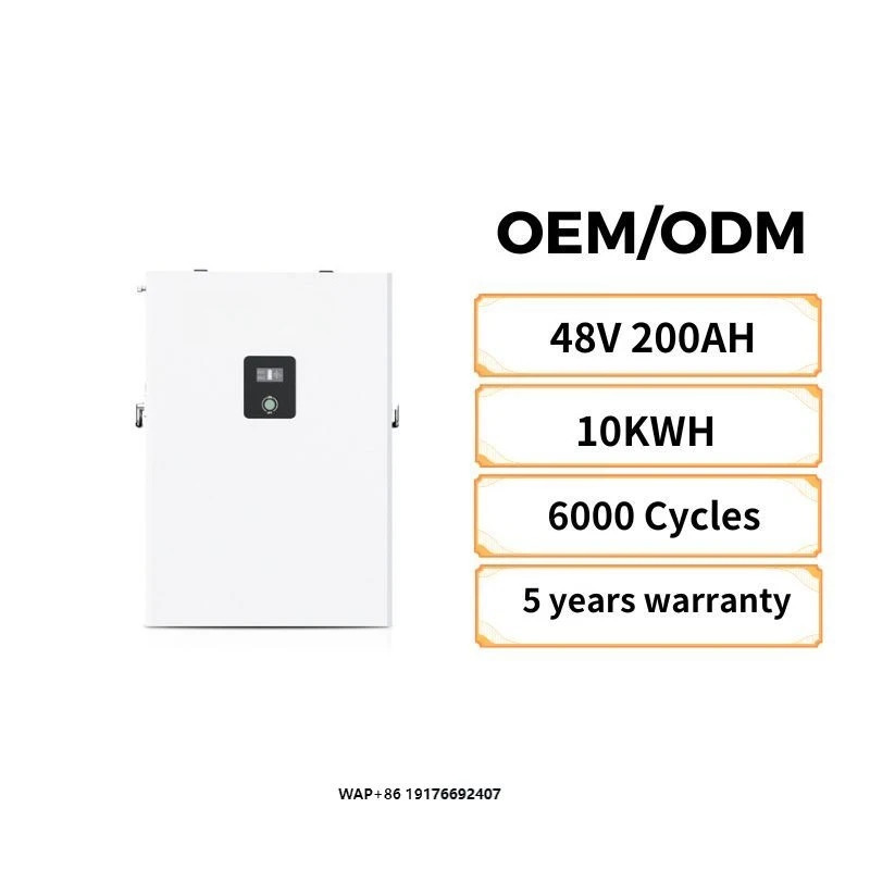 Rechargeable 10kw LiFePO4 Lithium Battery 48V 200AH Li Ion Battery Pack