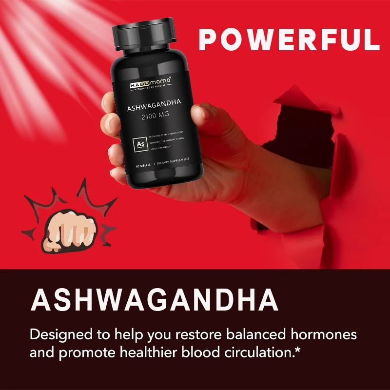 Organic Ashwagandha Pills Supports Reproductive Health Natural Energizer