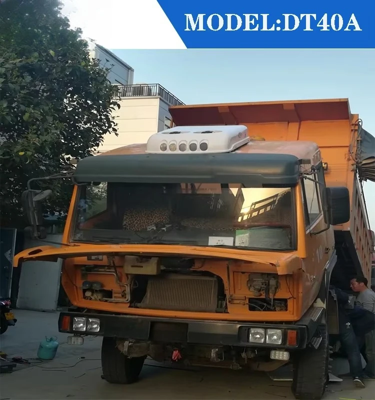 مكيف هواء سقف 12 فولت تبريد 15500 وحدة حرارية بريطانية مناسب لمقطورات حافلة متنقلة RVs شاحنة تخييم