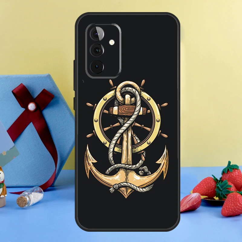 Anchor Sea Beach Case For Samsung Galaxy A54 A14 A34 A24 A53 A33 A13 A52 A32 A22 A12 A71 A51 A25 A15 Cover