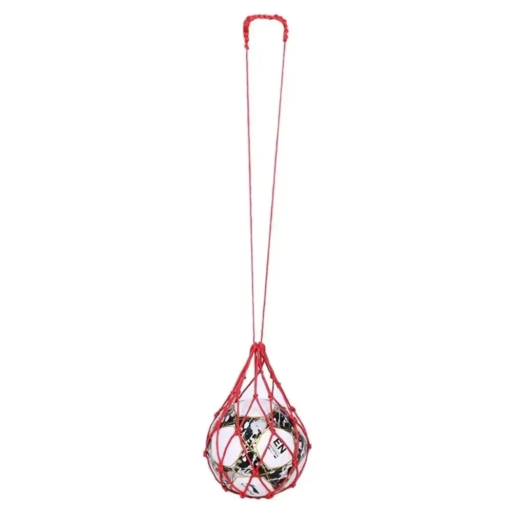 Tasca per rete da calcio per allenatore automatico per calcio giovanile Borsa da basket in rete di nylon per sport all'aria aperta professionale Borsa da trasporto per pallone da calcio in rete solida