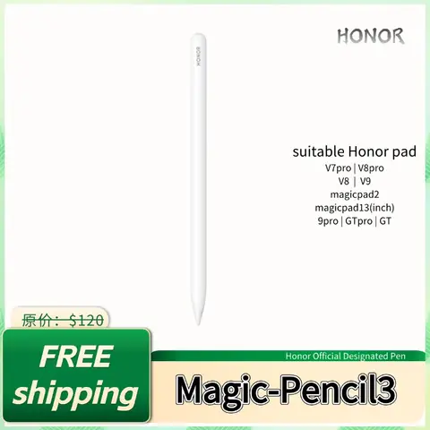 HONOR Magic-Pencil 3 태블릿 스타일러스 터치 스크린 용 Honor Tablet Magicpad2 v9 9pro 펜과 호환 가능