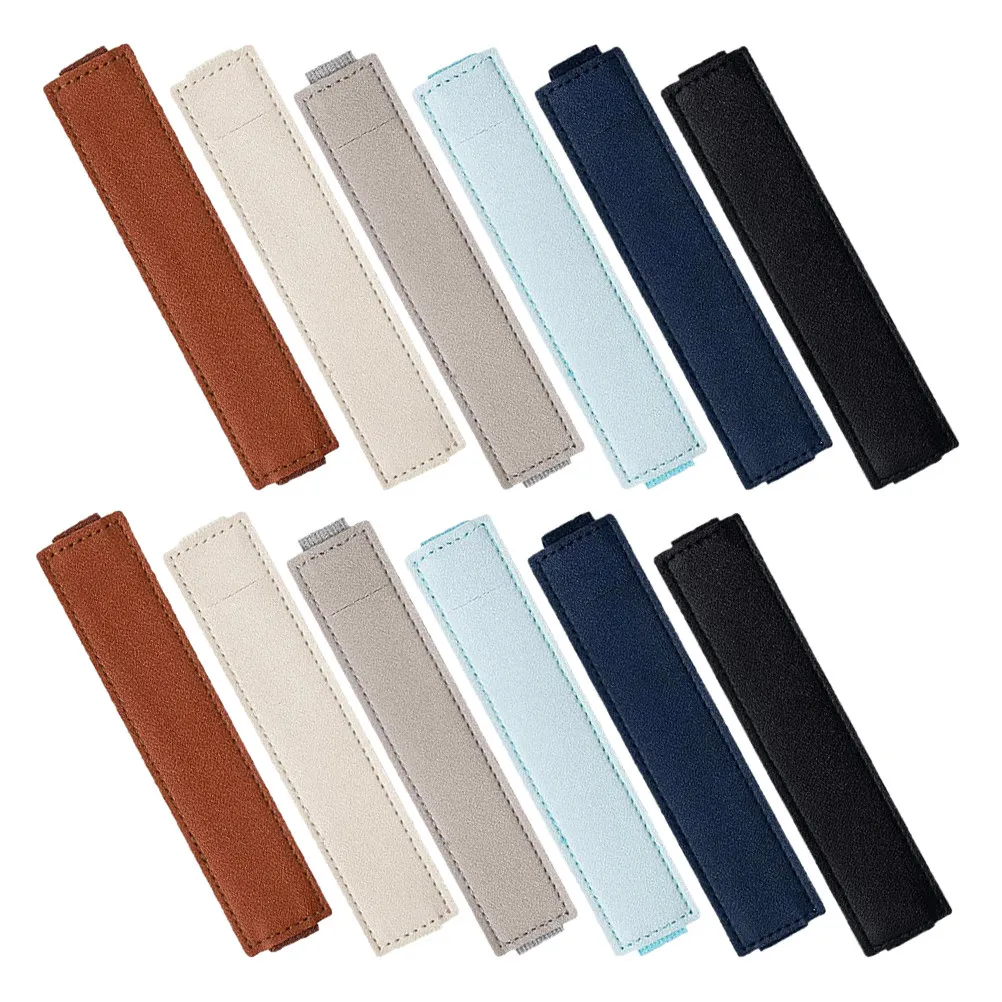 12Pcs Notebook Pen Sleeve Compact Protective Organizer Elastic Band Holder for Planner Journal Writing Tool Storage