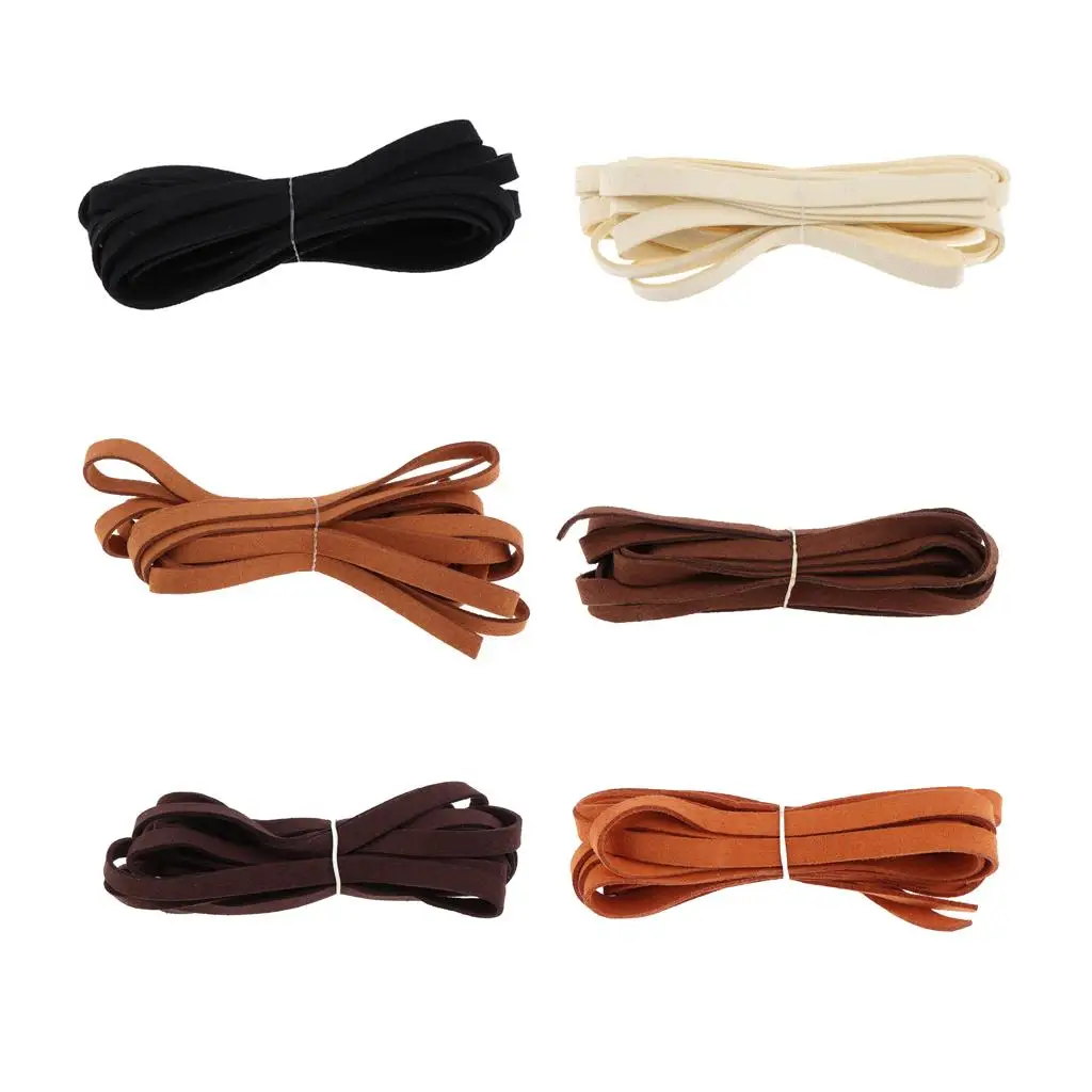 Retro Leather Cord Suede Rope String Braiding Lacing Jewelry Craft DIY 3.3yd