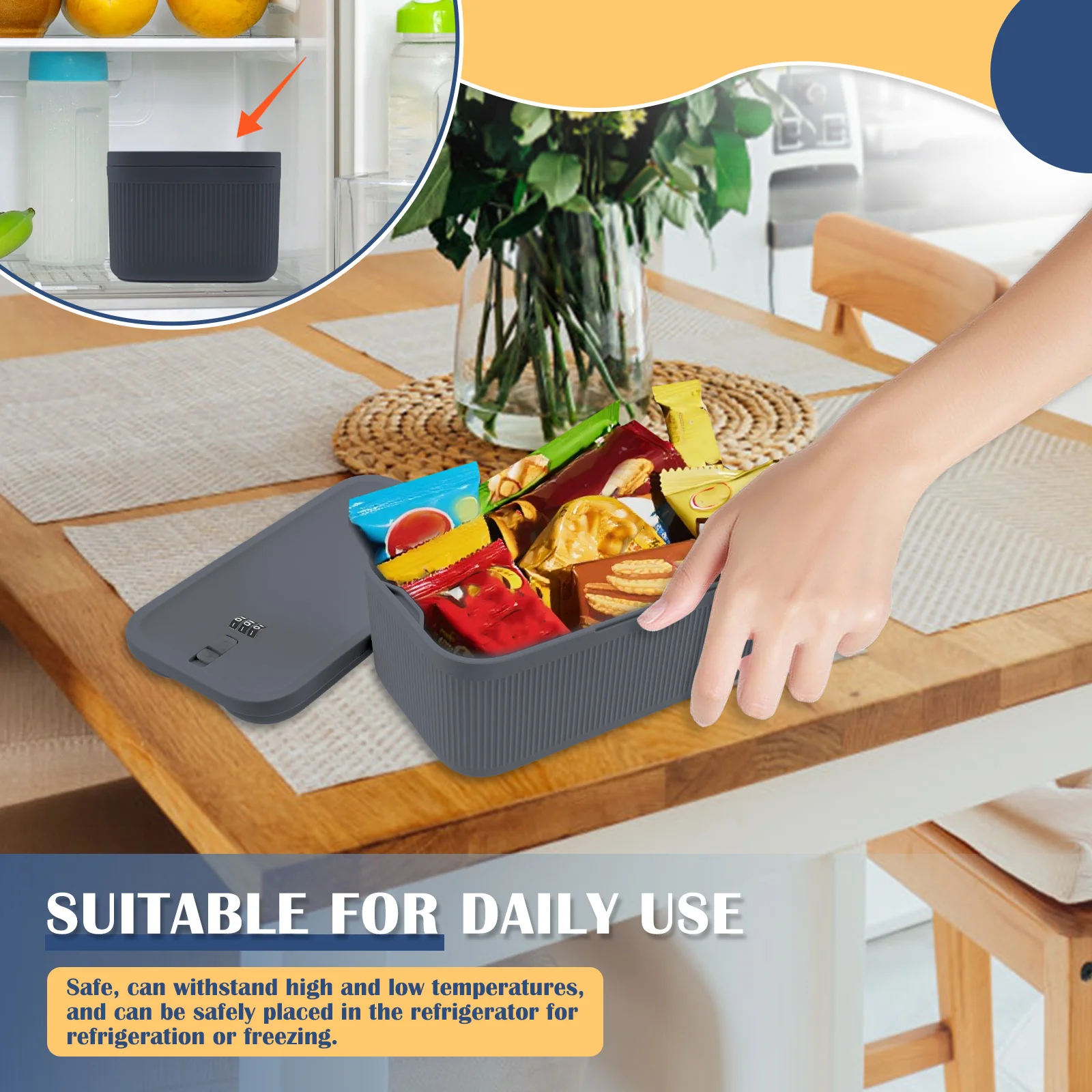 กล่องเก็บของแบบล็อคได้ กล่องเก - Food Storage With Lock บทวิจารณ์และราคา