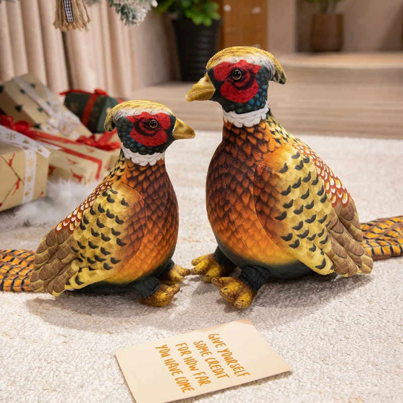 Lifelike Kawaii Fledgling Bird Plush Toys Stuffed Animals Simulation Real Life Piggy Doll Early Education Prop Kids Gift Decor