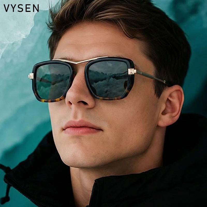 

Vintage Square Hip Hop Sunglasses Men 2026 Luxury Brand Designer Steampunk Metal Frame Sun Glasses Male Outdoor Eyewear Shades