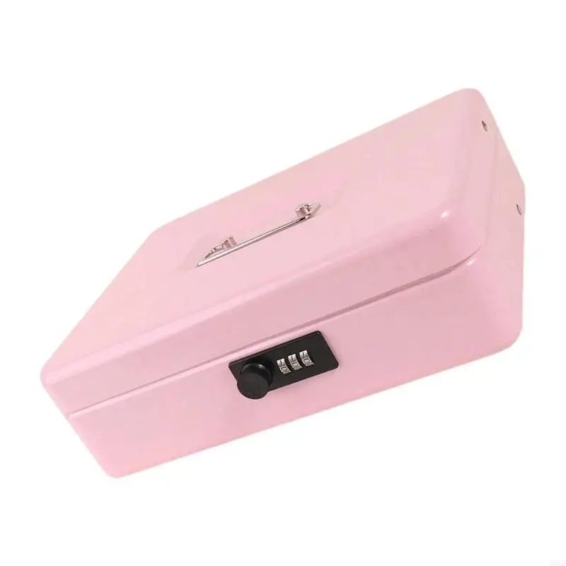 

High Security Metal Cash Box Delicate Digital Lock for Small Spaces A0KF