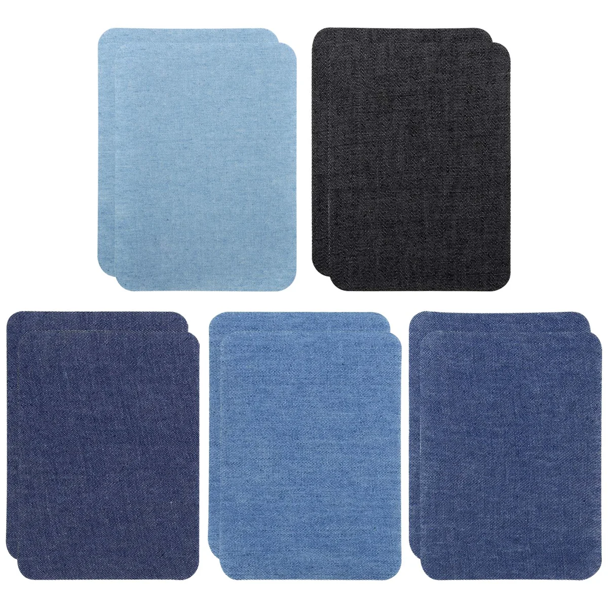 10Pcs Thermal Sticky Iron On Mending Patches Jeans Bag Hat Repair Decor Design