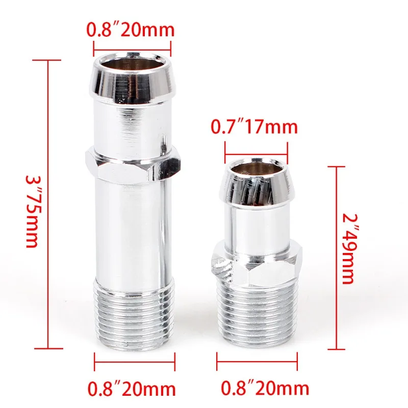 9514 9515 Universal Heater Hose Fitting, 3/4 Inch Water Pump to 5/8 Inch Coolant Pipe Adapter Replacement Parts