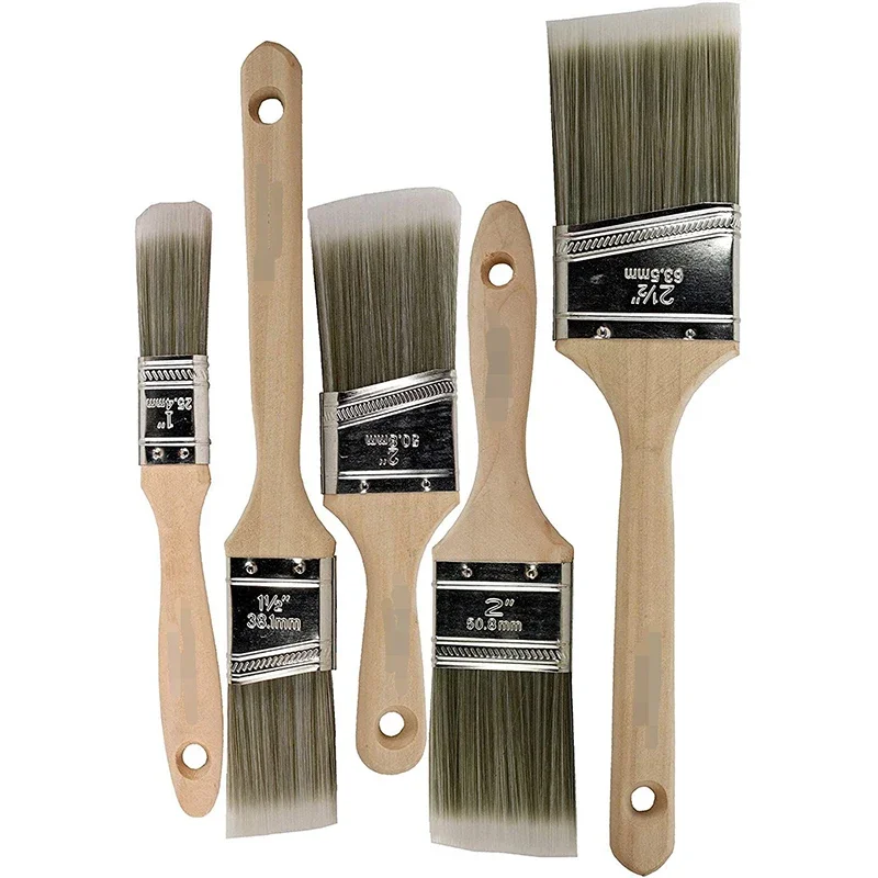 5pcs Professional Paint Brushes for Artist Acrylic All Latex and Oil Paints Home Improvement Wall and Furniture Paint Tool Set